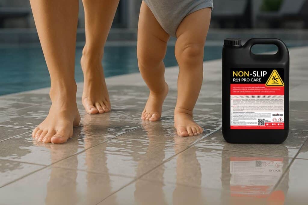 Slip Protection Slippery Floor? Try Bautech NON-SLIP Anti-Slip Protection