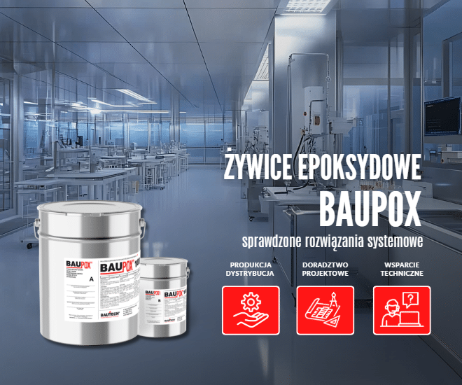 Posadzki z żywicy epoksydowej Producent BAUTECH BAUPOX