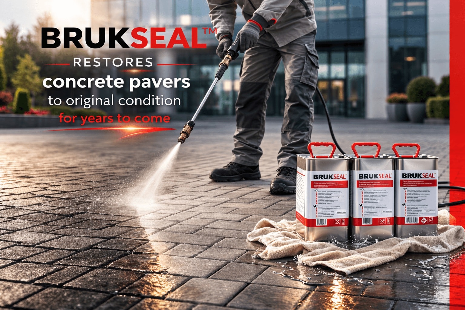 Brukseal Restores Concrete Pavers For Years To Come