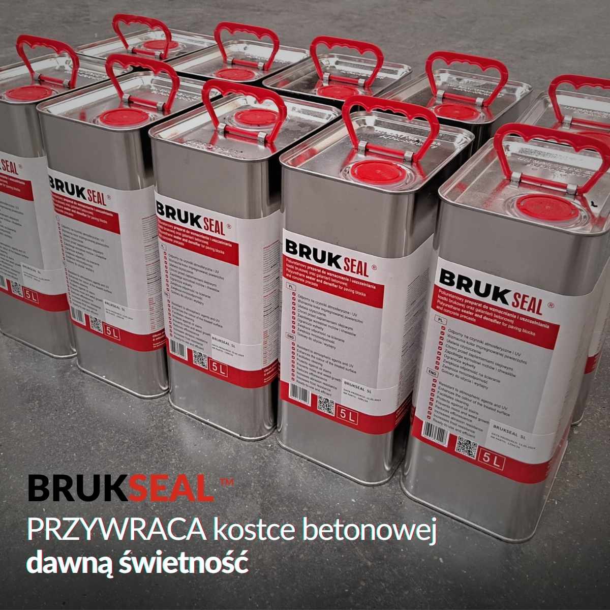 Najlepszy impregnat do renowacji kostki Bautech BRUKSEAL