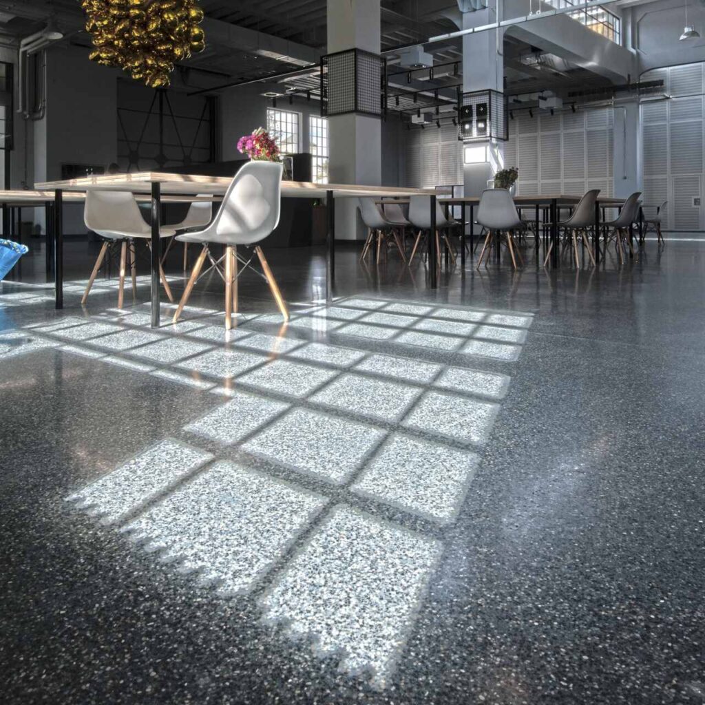 Elegancki beton lastryko terrazzo Produdent BAUTECH (1)