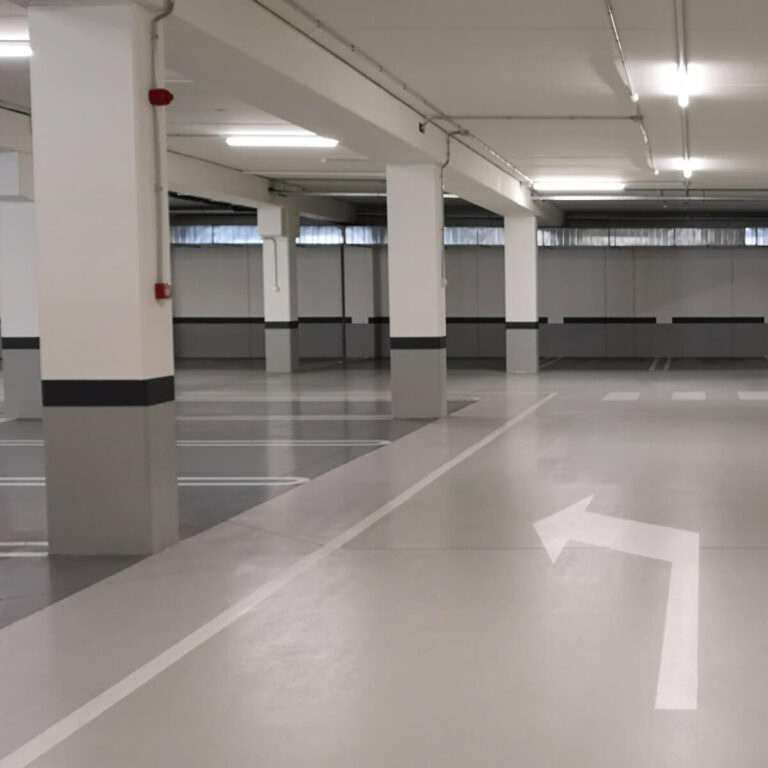 Posadzka parkingowa żywiczna Posadzka epoksydowa na prarking Producent żywicy epoksydowej BAUTECH Baupox (7)